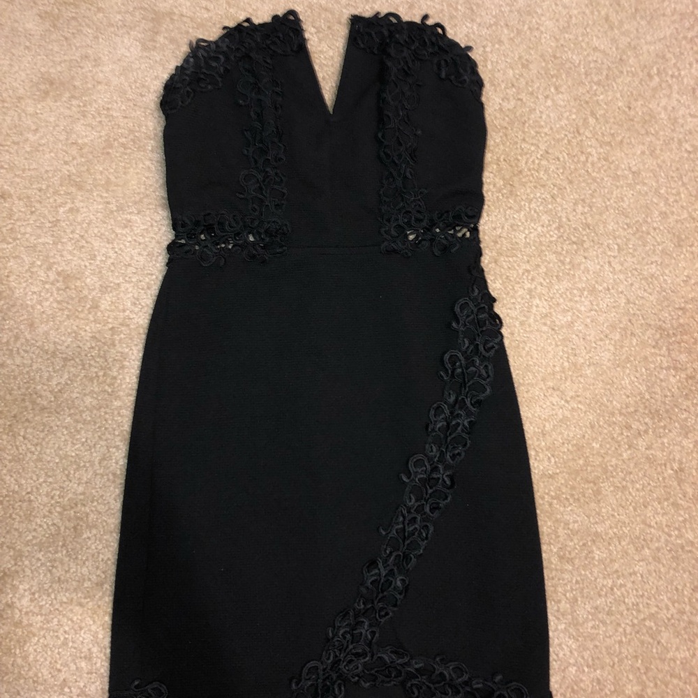 Little black lace cocktail dress!